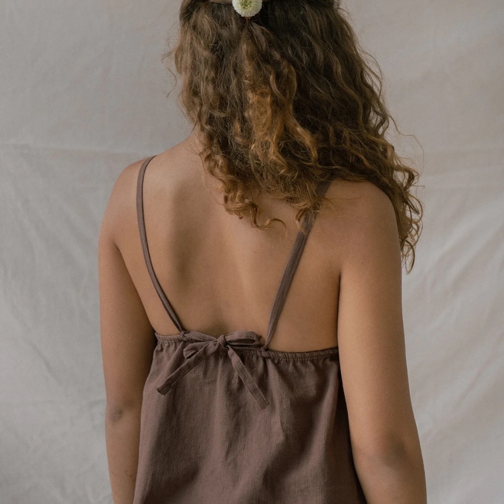 Indigo Luna Mokki Halter Top in Walnut - Picture 4 of 6